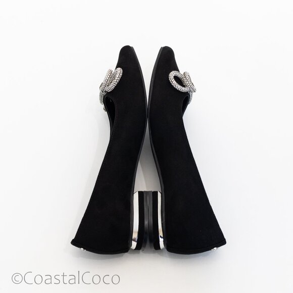 Jones New York Women's Quinnie Pointed Toe Suede Flats 7.5 Dress Office Preppy - Picture 8 of 11